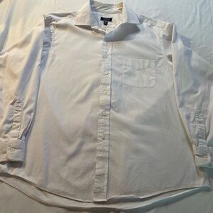 Club Room White Dress Shirt Classic Cotton Elegance